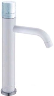 Смеситель для накладной раковины Boheme Stick белый 122-W-MR-W